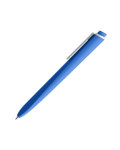 Pigra P02 Soft Touch Kugelschreiber mit weißem Clip