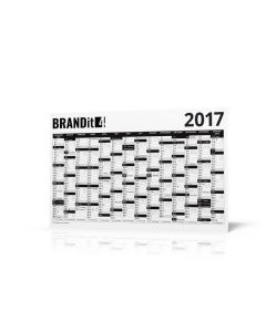 Wandkalender 2017 schwarz